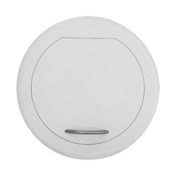Zeige Details für Wäscheeinwurftür für den Einwurf von oben, rund/rund, weiß Bild von Wäscheeinwurftür für den Einwurf von oben, rund/rund, weiß
