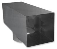 Doppelschurrenkasten in Edelstahlausführung