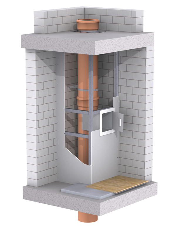 Montage eines Wäscheabwurfs: Endmontage und Finish