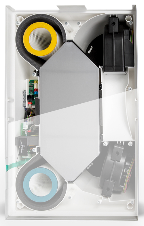 Bild von Dezentrales Lüftungsgerät M-WRG II E-M-FC
