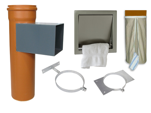 Wäscheabwurf - Das Material